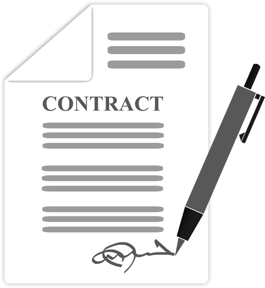 Contract Signing Illustration 
